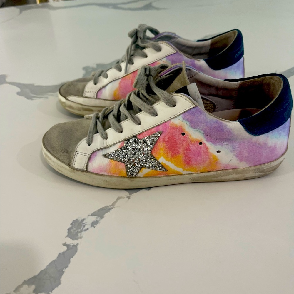 Tie dye Golden Goose sneakers